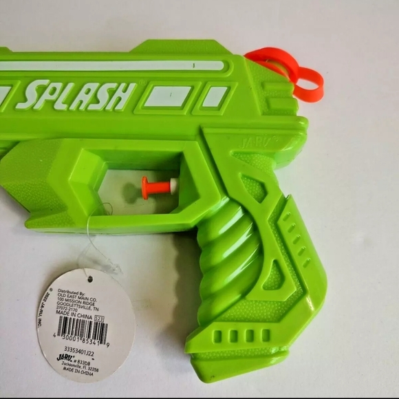 JA-RU Splash Water Gun Power Squirt Shot Blaster Super Soaker Toy Age 4+ Green - Picture 6 of 8
